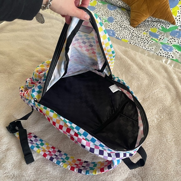 VANS Old Skool colorful checkerboard backpack new without tags happy maximalist - Picture 5 of 10